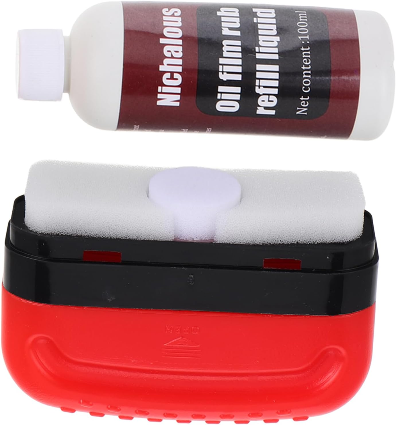 Amosfun Car Oil Film Remover 120Ml 100Ml Refill Automotive Glass Oil Film Cleaner Brush Windshield Car Window Glass Coating Visibility image number 6