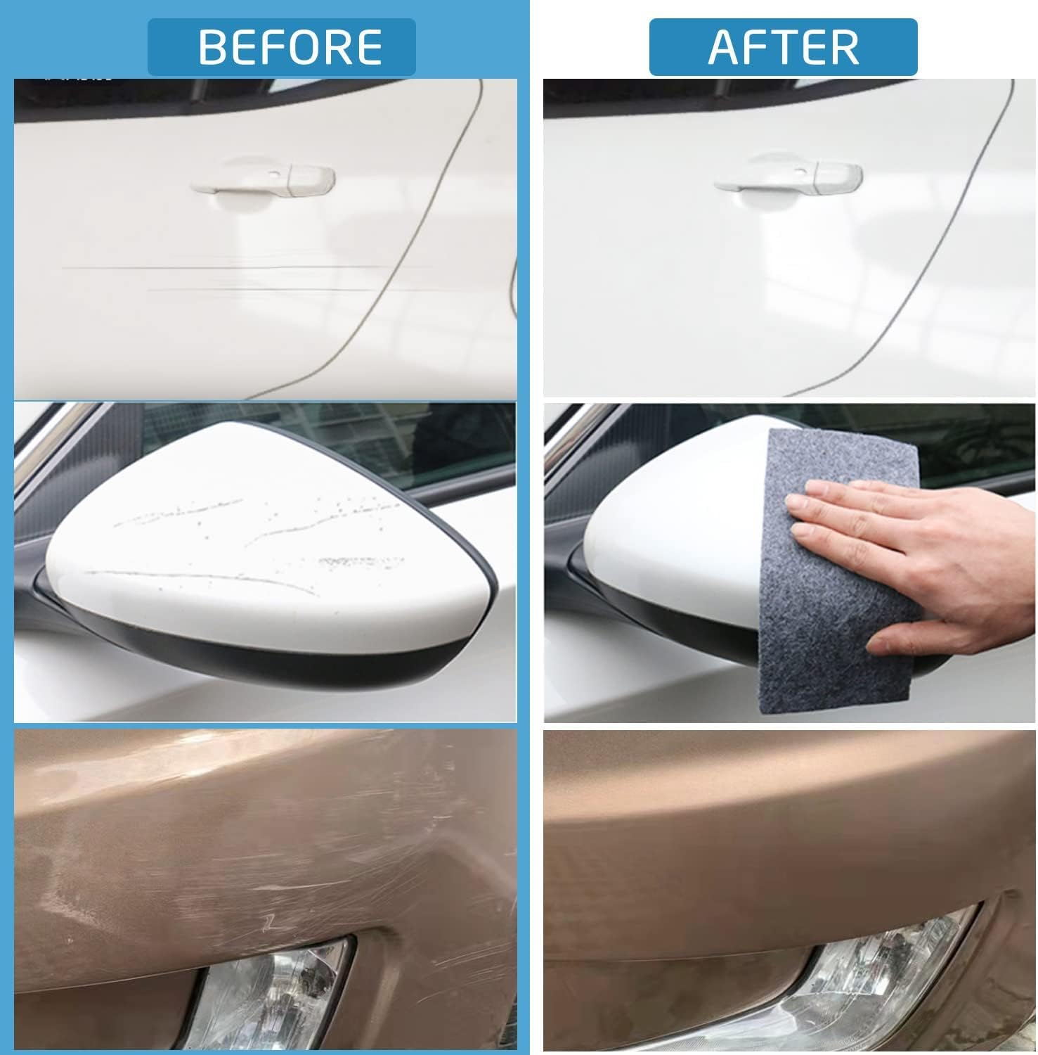 Nano Sparkle Cloths Car Scratch Remover, 0618 HY Type Car for All 2024 New for Color Car