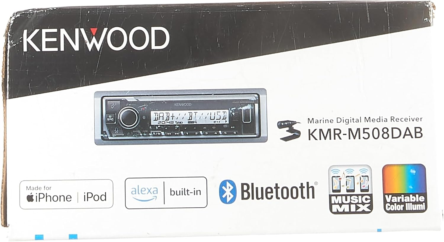 Kenwood KMR-M508DAB Marine Digital Media Receiver with DAB image number 3
