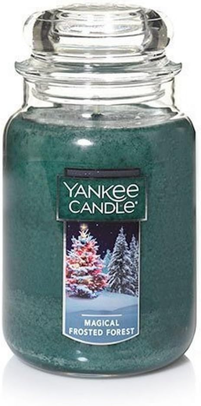 Yankee Candle Magical Frosted Forest Scented, Classic 22Oz Large Jar Single Wick Candle, over 110 Hours of Burn Time image number 4