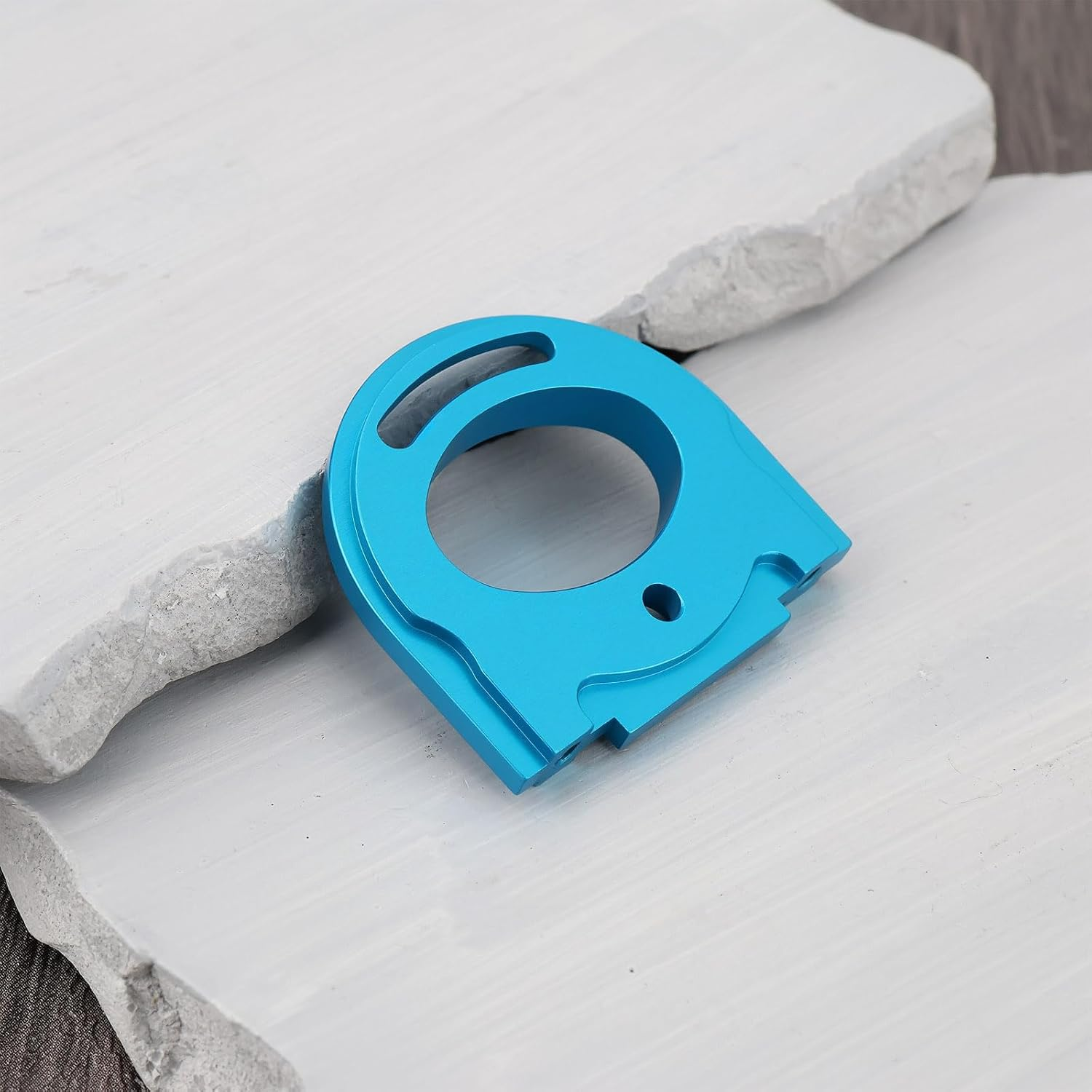 OTOTEC 1Pc Aluminum Adjustable Motor Mount Plate Compatible with Tamiyas TT02 Drift on Road Touring Cars, Blue image number 5