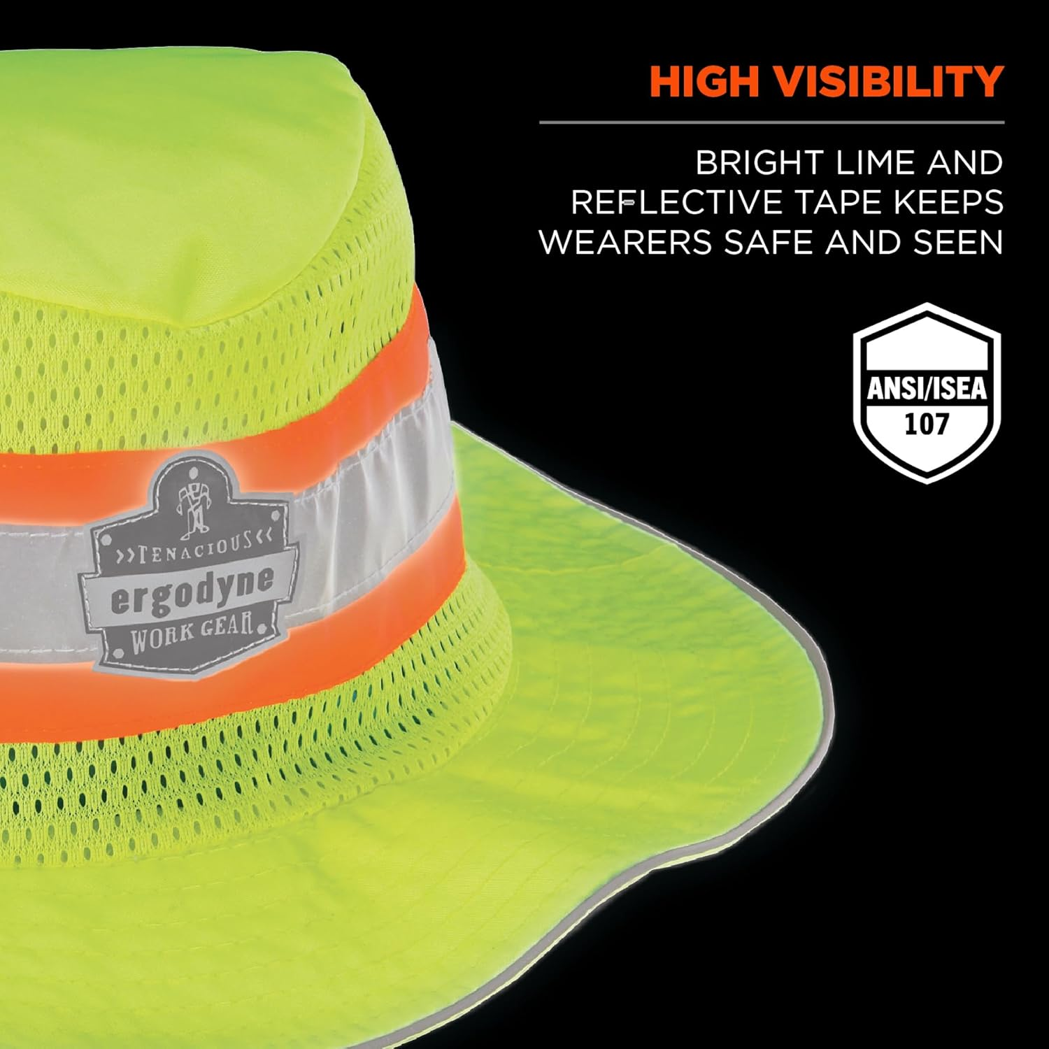 Ergodyne Glowear Class Headwear Hi-Vis Ranger Hat image number 6