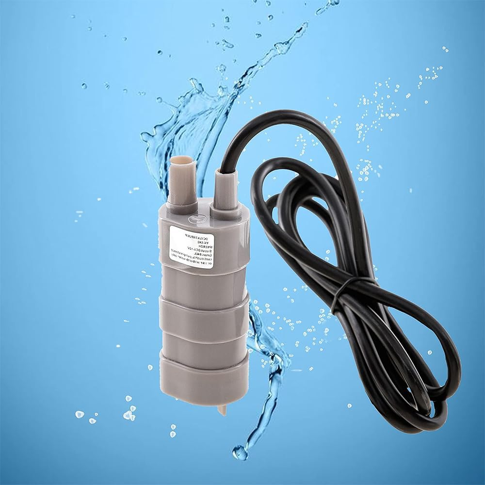 QOOWFEANIG DC 12V 840L/H Micro Submersible Water Pumps with 3.3Ft Tubing &ndash; Ideal for Aquarium, Fish Tank & Fountain image number 5