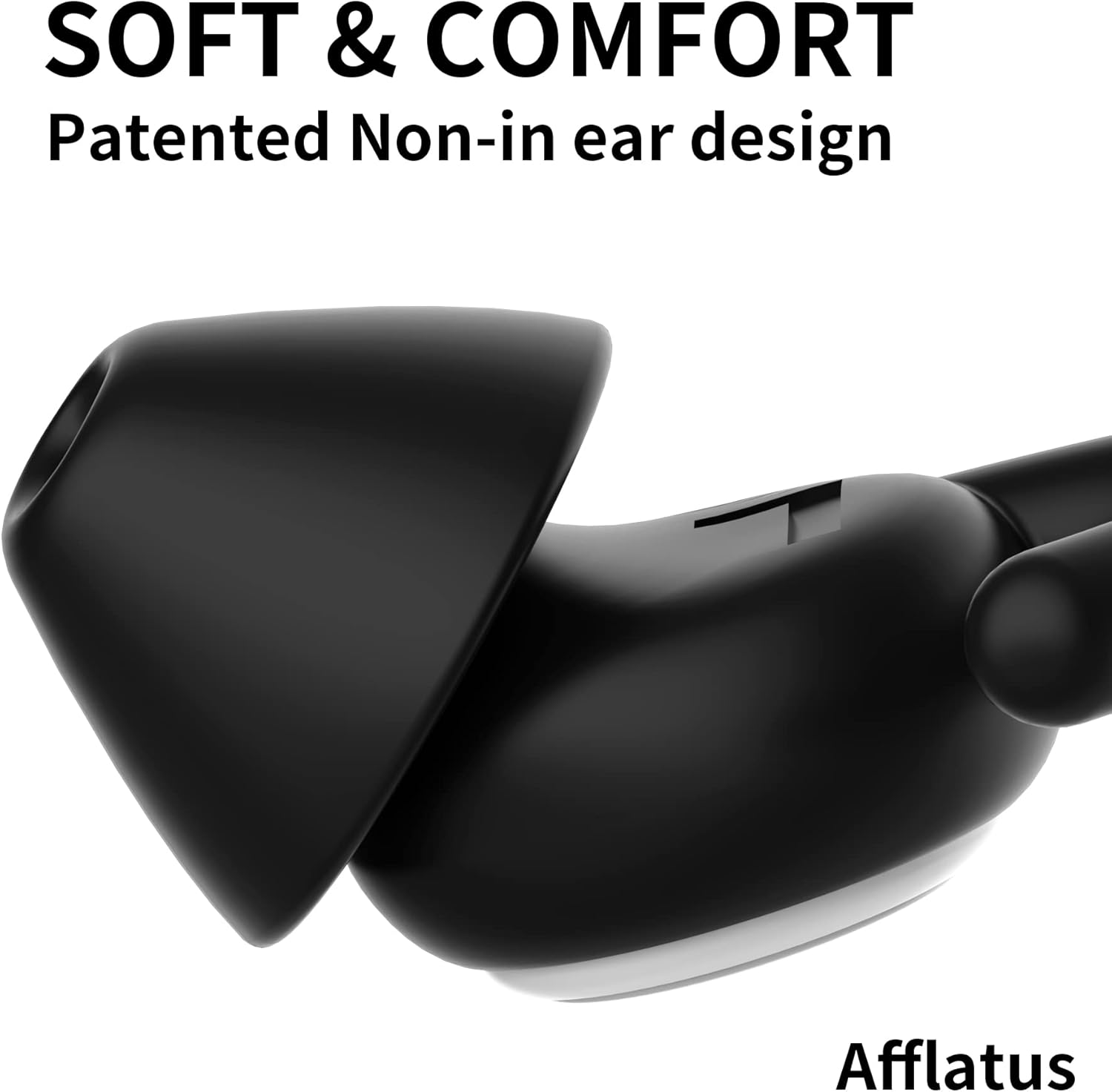 Afflatus Ear Plugs for Sleep, 2 Pairs(S+L) in Delicate Giftbox, Comfortable Noise Reduction Earplugs for Sleeping, Concerts, Noise Canceling, Snoring, Reusable Sillicone