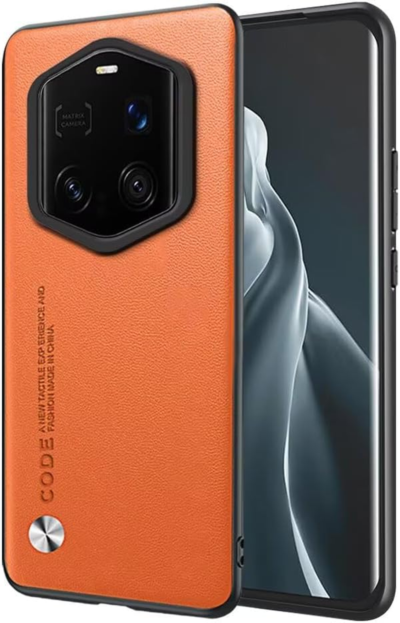 EASSGU Case for Smartphone, Compatible with Honor Magic7 RSR Porsche Design (6.8 Inches), Business Style Mobile Phone Case with PU Leather Back - White - Dark Purple, Honor Magic7 Pro 5G image number 7