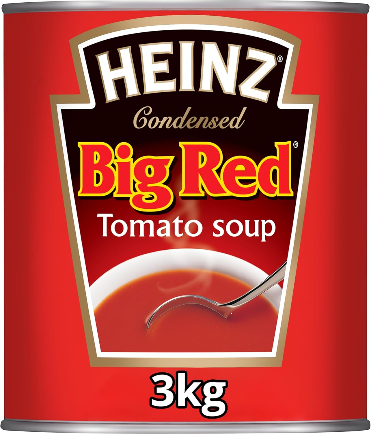 Heinz Big Red Condensed Tomato Soup Vegetarian Creamy Soup Canned Soup Tinned Soup Catering Bulk Bottle 3Kg image number 3
