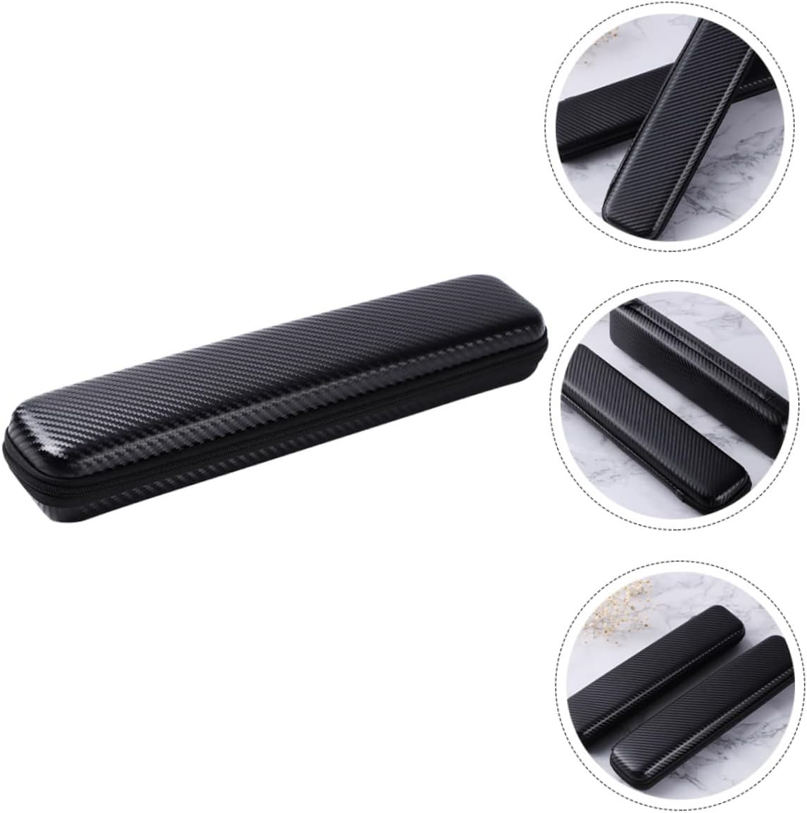 Healvian 4Pcs Hair Straightener Bag Case Fashionable Practical Storage for Travel image number 2