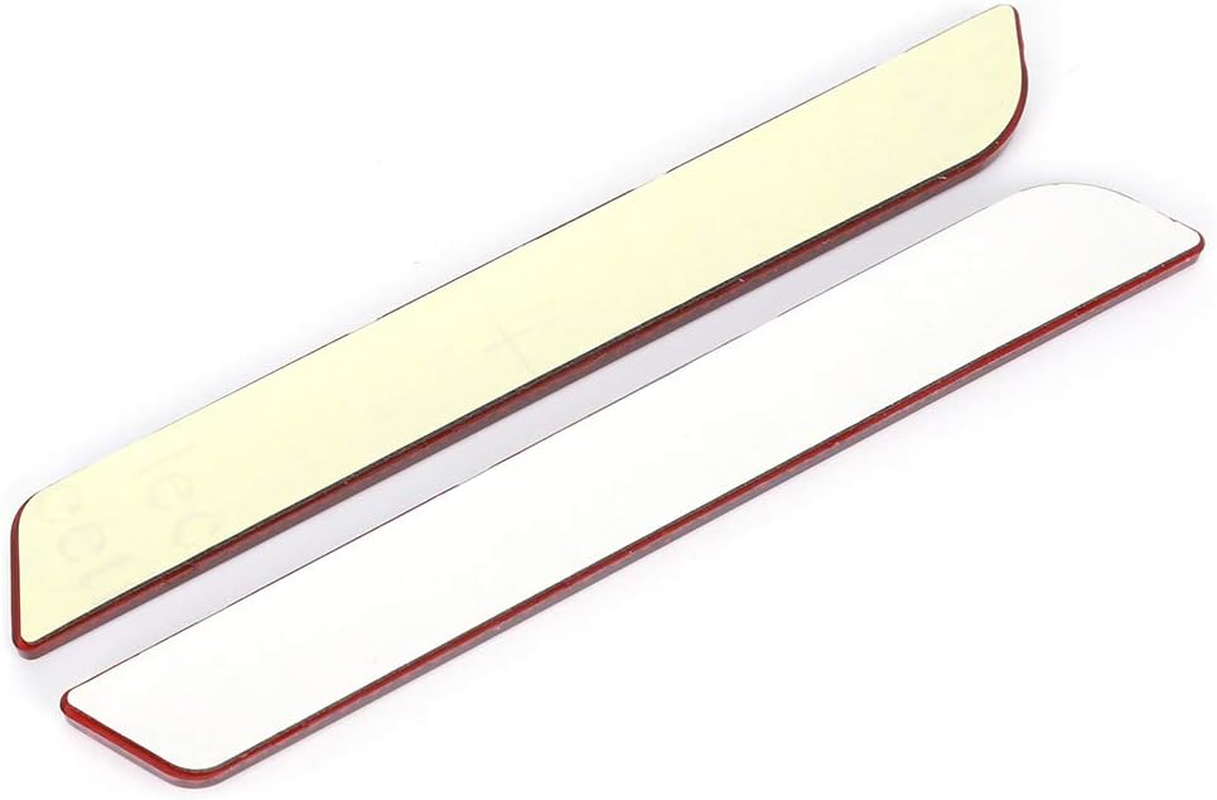 Saddle Bag Reflector Locking Cover Safety Warning Small Size Reflects Headlights Night Riding Safety Touring FLT FLHT FLHRC (Red),Other image number 1