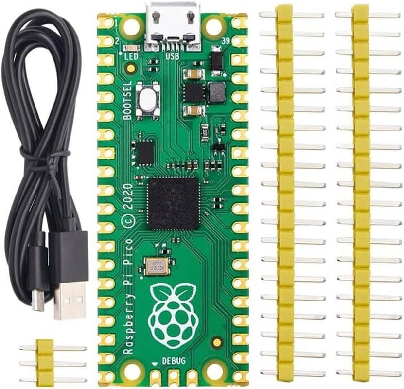 KEYESTUDIO Microcontroller Mini Development Board for Raspberry Pi Pico, Dual-Core ARM Cortex M0+ Processor,Running up to 133 Mhz, Support C/C++ / Python image number 1