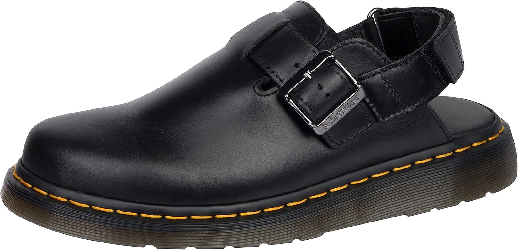 Dr. Martens Jorge II Black Leather Mules, UK Size: