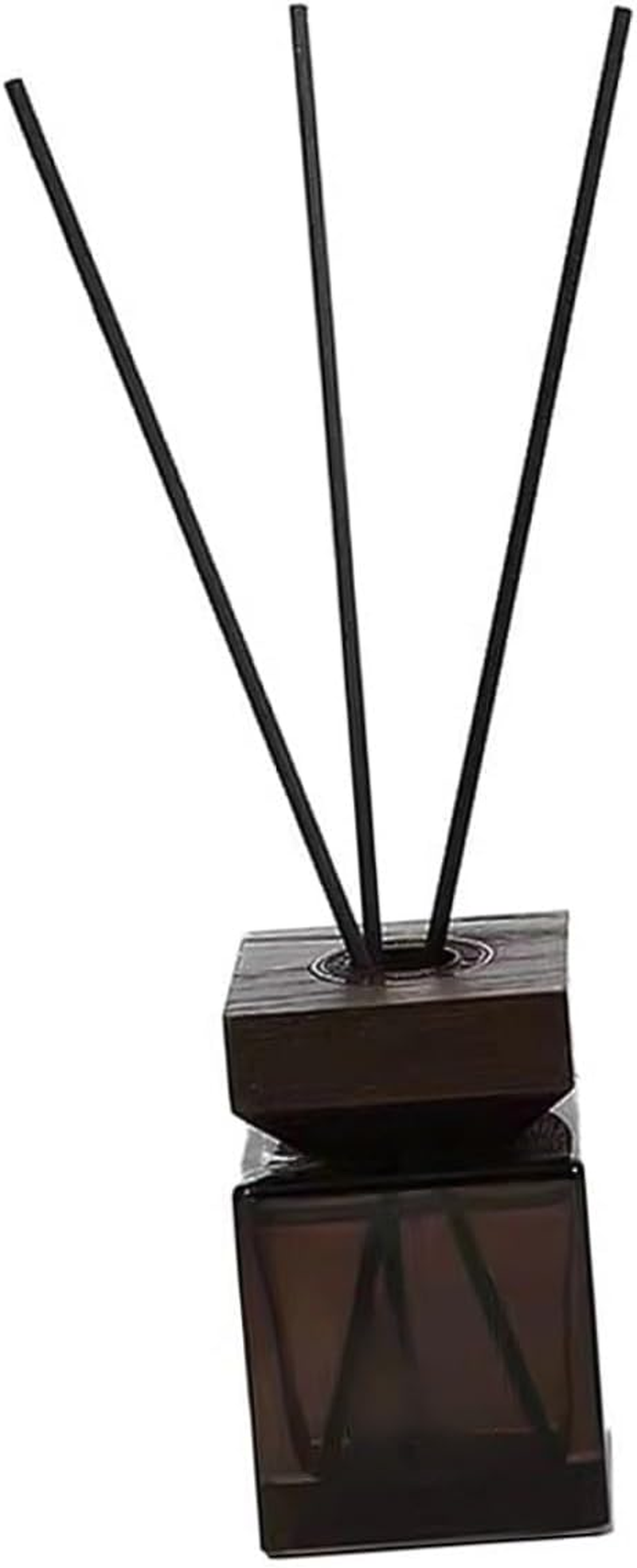 Rattan Aroma Diffuser Bottle Set 100Ml Glass Container with White Wax Wood Lid and Reed Sticks Fire-Free Aromatherapy for Home Fragrance Decoration image number 5