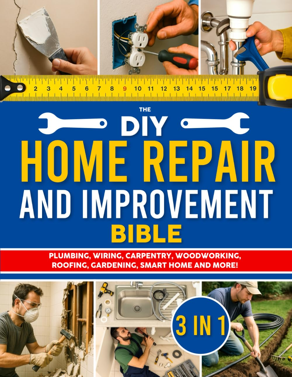 The DIY Home Repair and Improvement Bible: the Ultimate Guide for Homeowners | DIY Projects, Money-Saving Strategies & 1200+ Step-By-Step Illustrations to Repair, Improve, and Upgrade Your Home image number 1