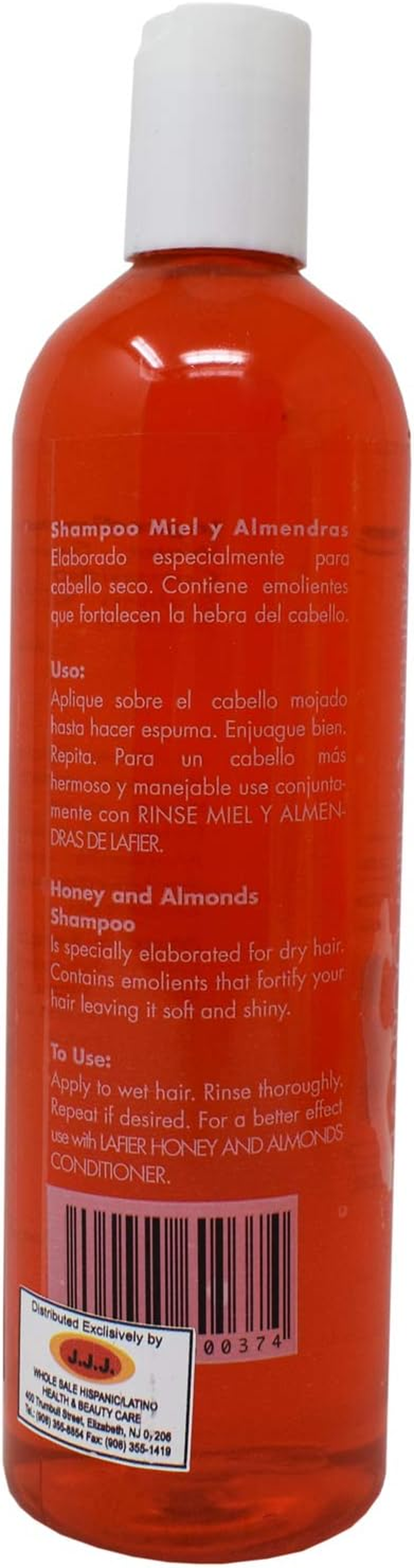 Lafier Honey and Almond Shampoo 470Ml image number 4