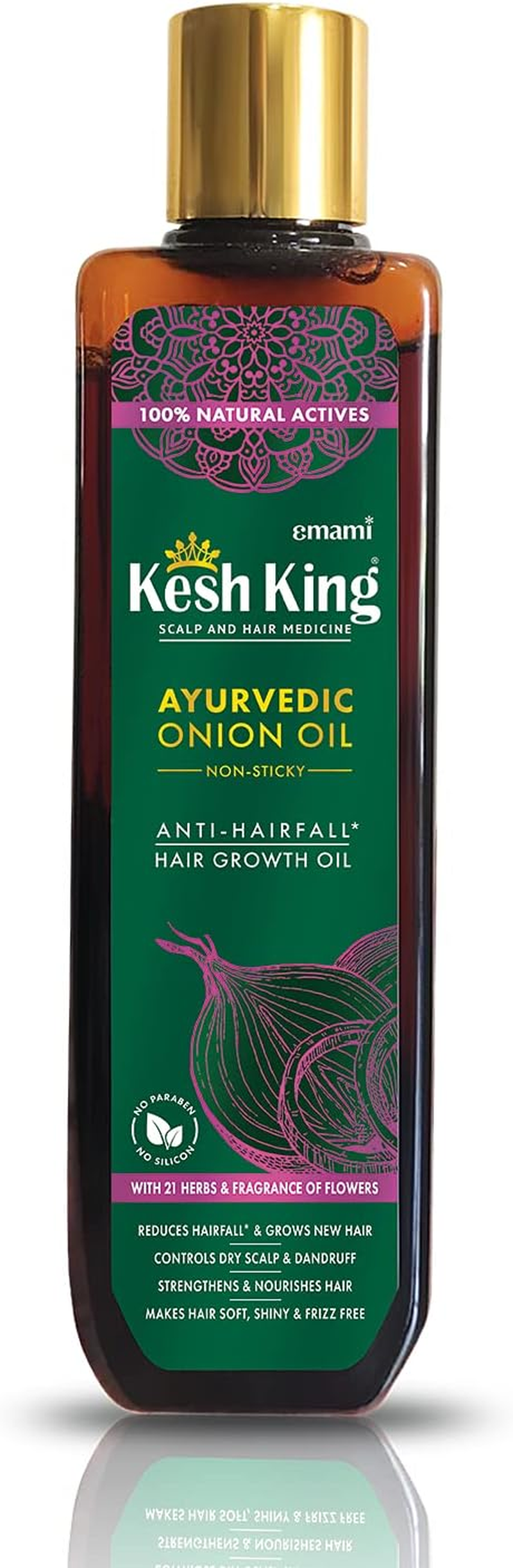 Kesh King Ayurvedic Onion Oil Non Sticky anti Hair Fall Hair Growth Oil 200Ml image number 4