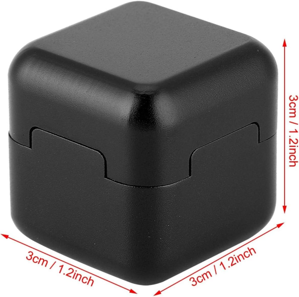 Joyzan Cue Tip Chalk Holder, Portable Mini Pool Cue Tip Tool Billiard Accessory Pool Snooker Chalk Holder Magnet inside Lubricate Detachable Cap