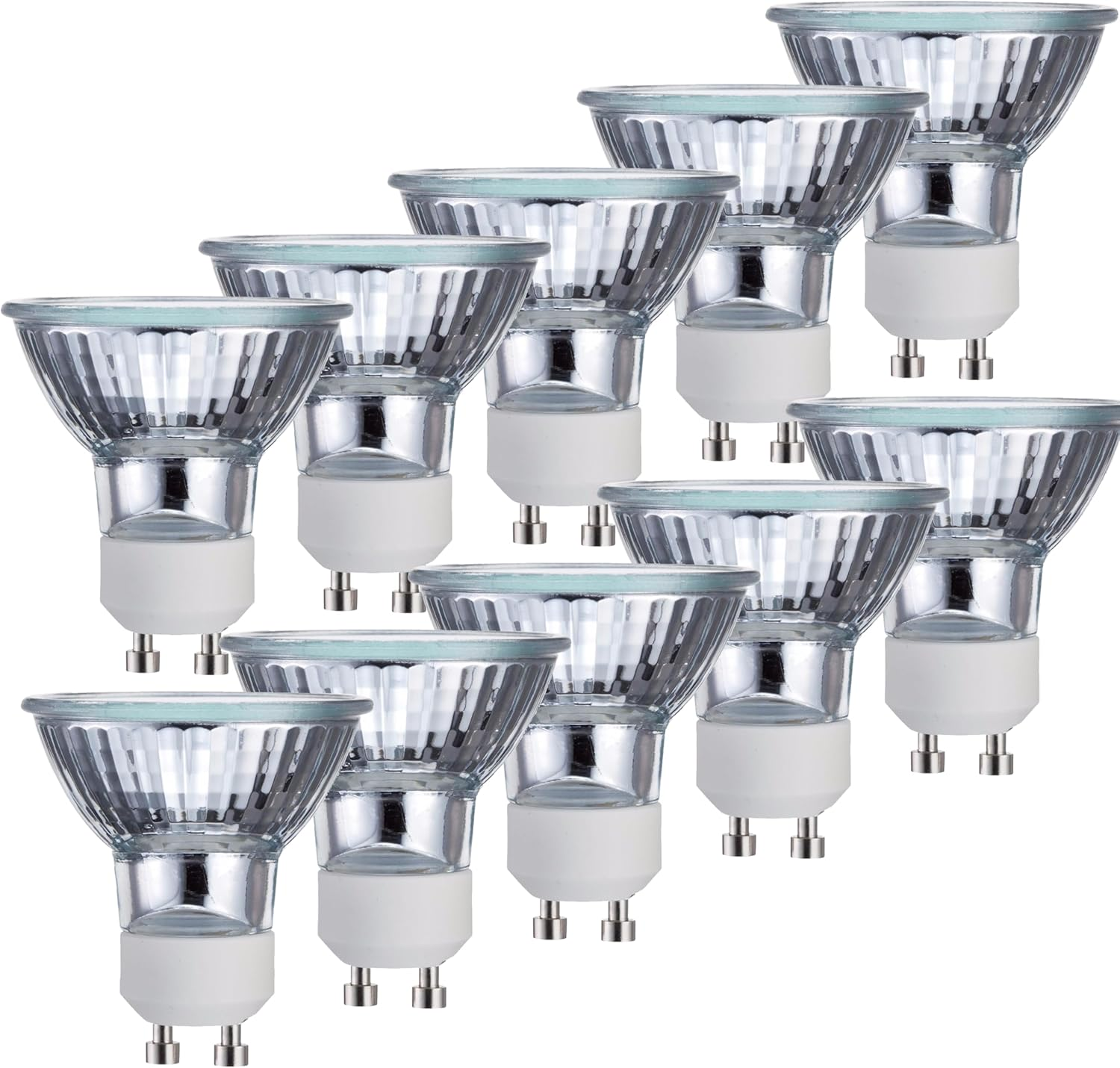 10 X 42W=50W GU10 240V Halogen Downlight Globes Bulbs Lamps down Light Mirabella image number 1