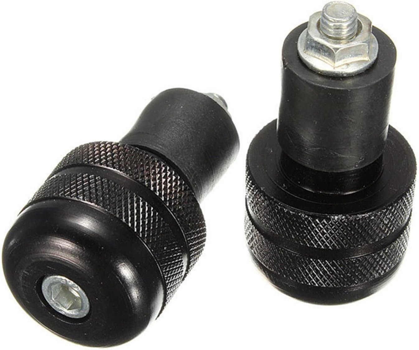 Jfqm 2Pcs Grips anti Vibration Balance Plug Fit for Motorcycle Handle Bar End Plug Grip Ends Caps Motorcycle Accessories image number 2