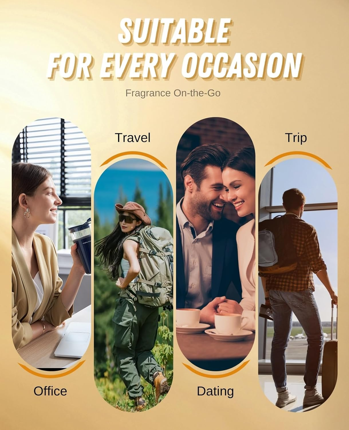 ASADAYS Perfume Atomiser Refillable - 10Ml Portable Travel Spray Bottle, Leak Proof Mini Size Perfume Atomizer Bottom Filling, Cologne Dispenser with Men and Women (CA 10Ml, Bath Rose Gold) - Cornwall Sea Blue image number 4