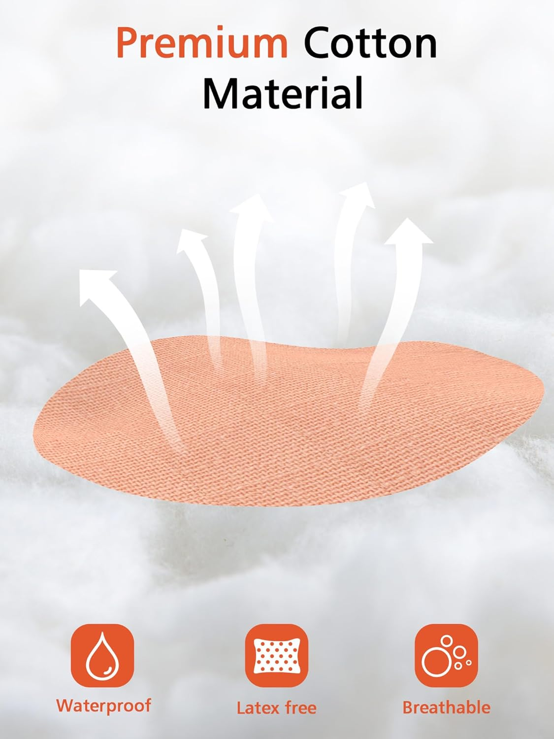 SUNMON 20 Pack Freestyle Libre 2 Covers, Libre 2 Sensor Covers Waterproof Skin-Friendly Long Lasting for 10-14 Days, No Glue in the Center (Skin) image number 4