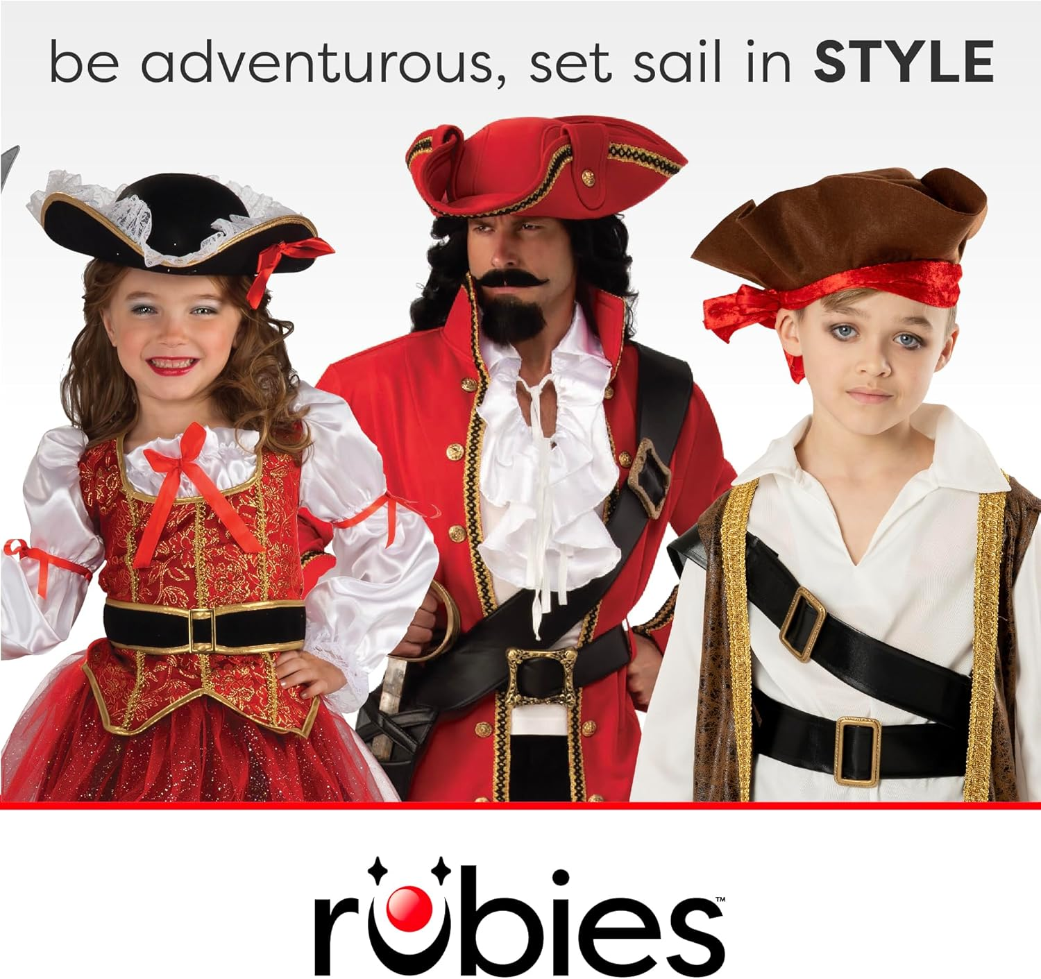 Pirate Captain Costume for Adults - Standard image number 3
