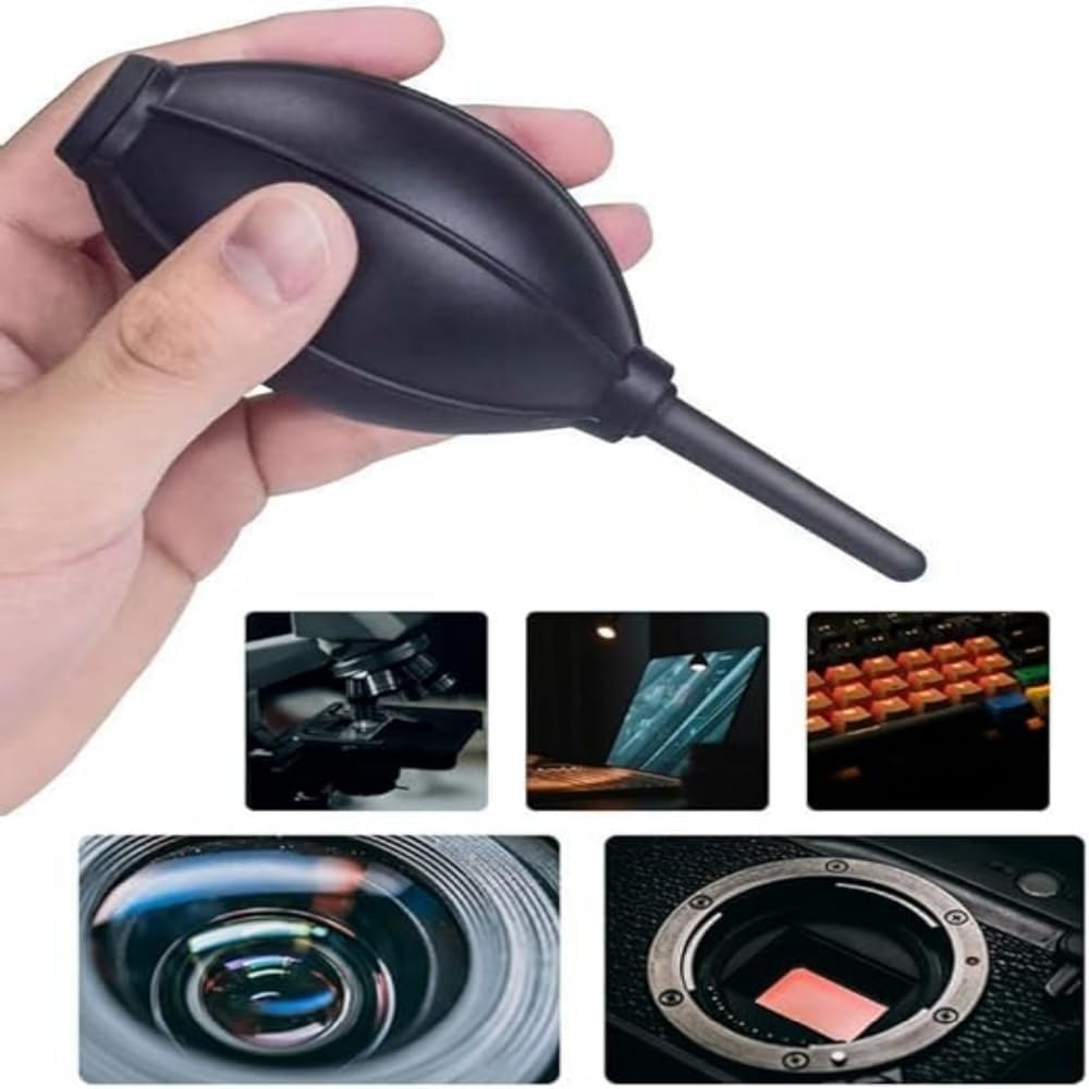 Jindizi 4Pack Soft Tip Silicone Air Blower Blaster Pump Dust Cleaner,Dust Blower Dust Cleaner Lens Blower Air Blaster, with Silicone Air Nozzle,Rubber with Soft Nozzle image number 2