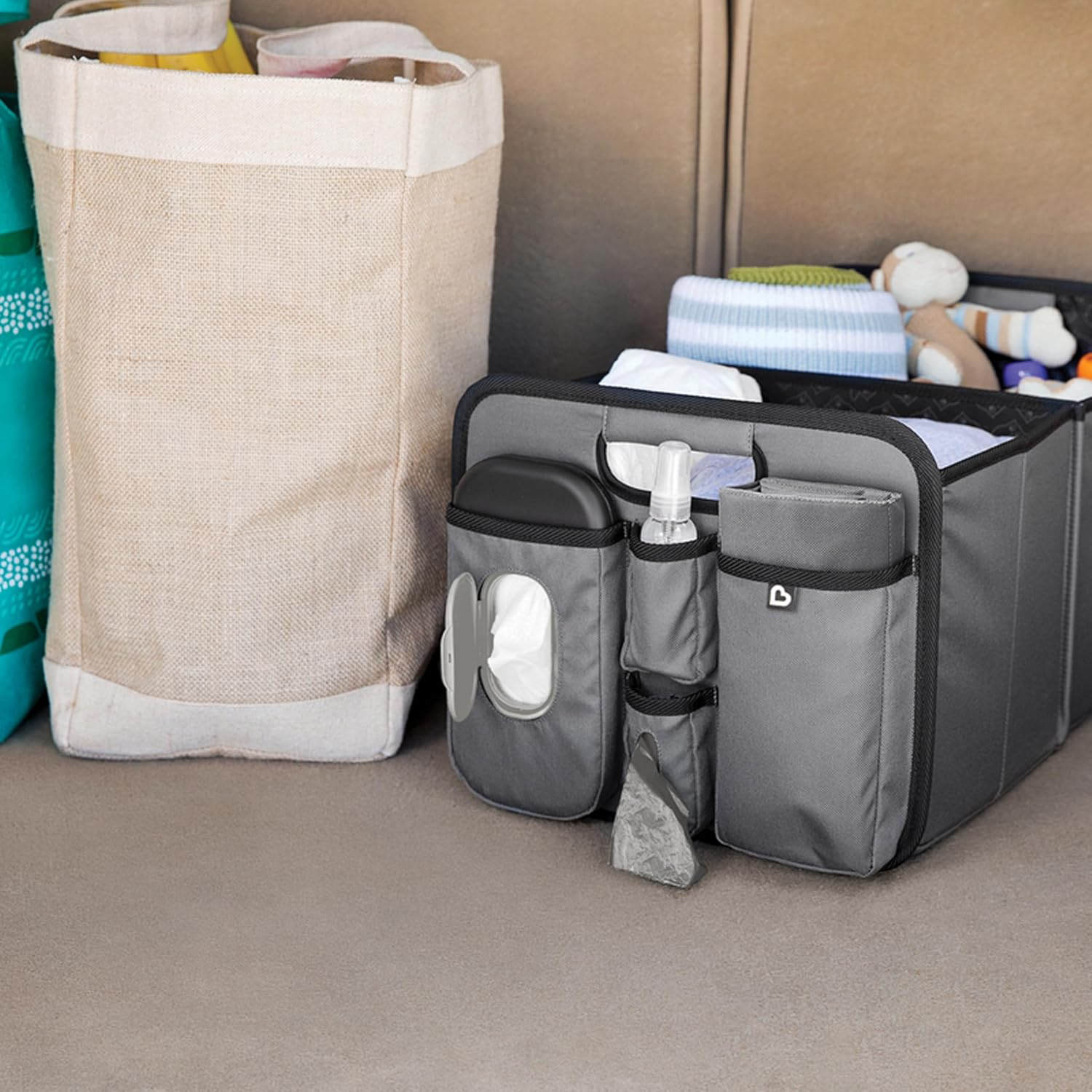 Munchkin&reg; Brica&reg; Out-N-About&trade; Collapsible Trunk Organizer & Diaper Changing Station image number 2