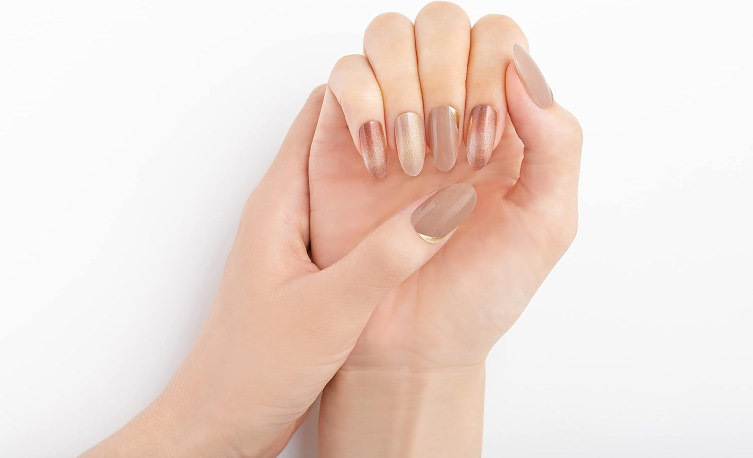 BEAUTYAVENUE Nail Sticker (Maron Pink Brown) image number 2