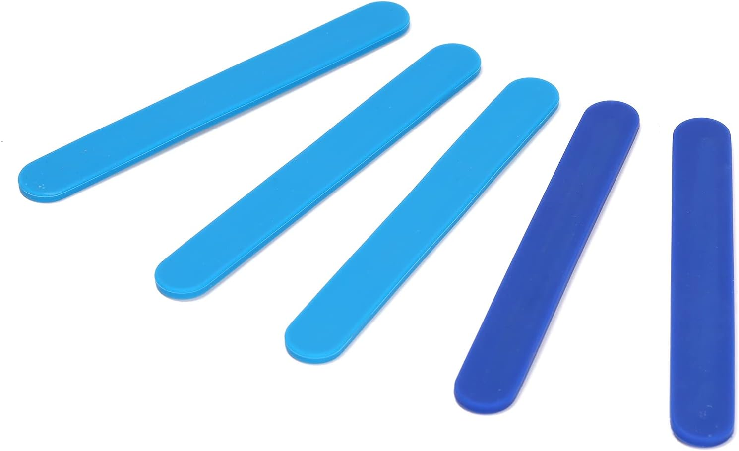 Ruimou 5Pcs Flat Silicone Stirring Stick 14.5Cm/5.7Inch Reusable for Epoxy, Mask, Fluid, Pigment, Mixing Liquid DIY Crafts