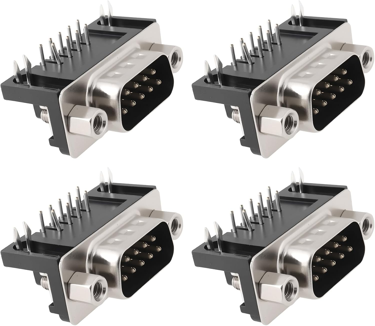 SG Store 4Pcs 9-Pin D-Sub Socket Compatible with Commodore Amiga 500 1200 4000 Motherboard image number 2