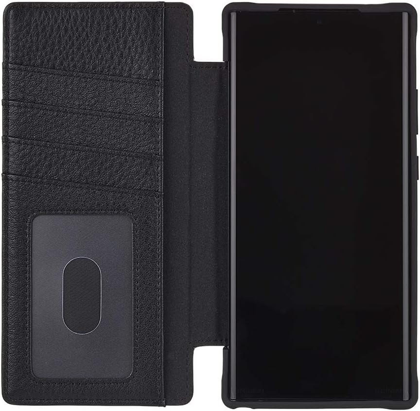 Case-Mate - Case for Samsung Galaxy Note 20 5G - Leather Wallet Folio W/Micropel - 6.7 Inch - Black image number 5