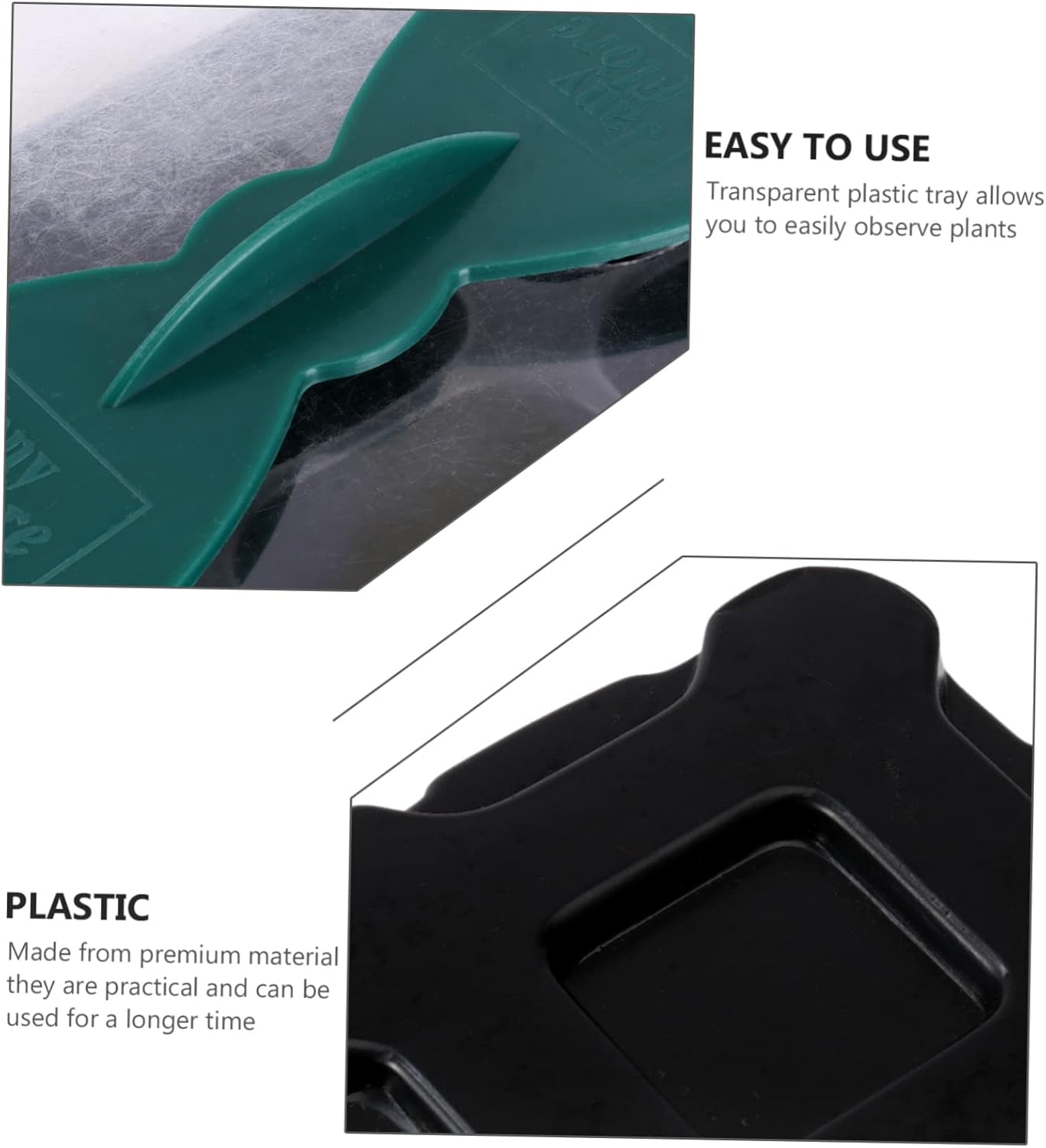 2Pcs Breathable Seedling Box Plant Sprouting Box Lids Seed Sprouting Stand for Gardening Accessory image number 4