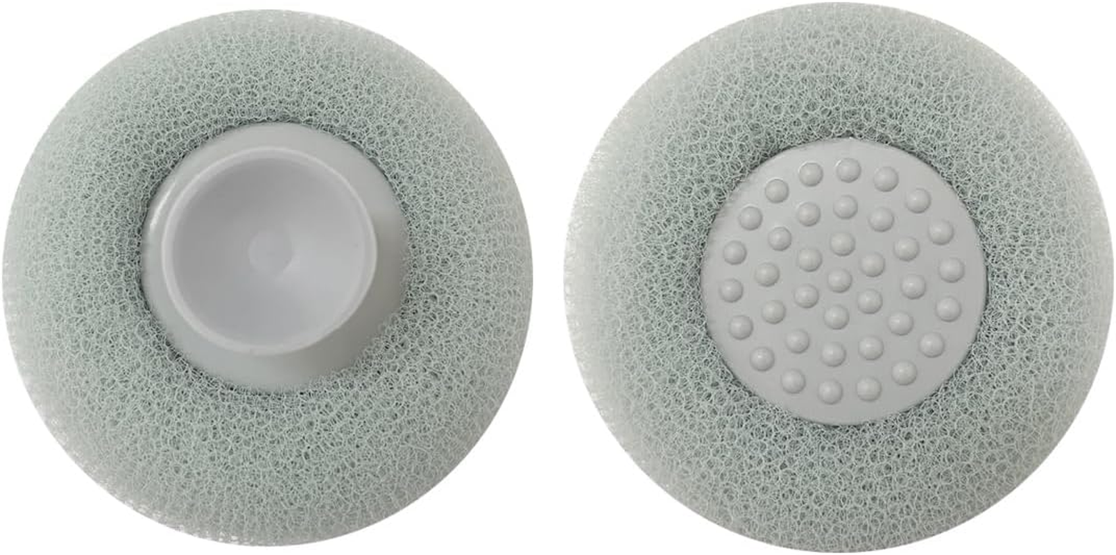 2Pcs Bath Sponge Brush with Suction Cup ，Shower Loofah Sponge Bath Mesh Ball for Clean Body Exfoliation image number 3