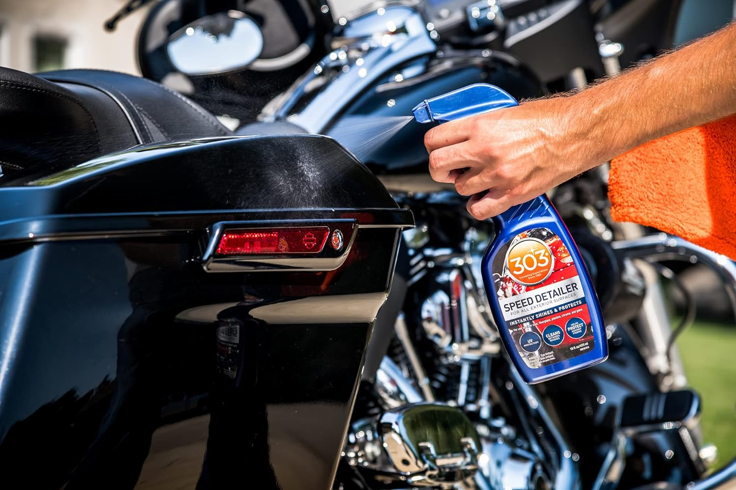 303 Products Speed Detailer - for All Exterior Automotive Surfaces - Instantly Shines and Protects Paint - Cleans between Washes - UV Protection, 16 Fl. Oz. (30216CSR) Packaging May Vary image number 5