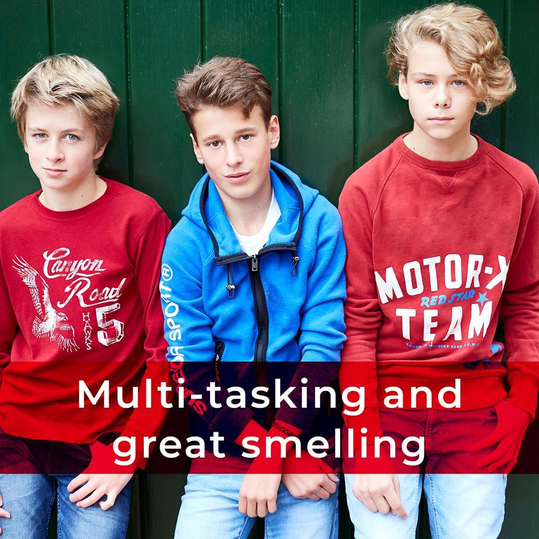 Spots & Stripes - Clean Team Shampoo & Body Wash for Boys, Multi-Tasking Kids Body Wash Leaves Skin and Hair Clean, Balanced and Smelling Great. Sulphate Free (250Ml) image number 2