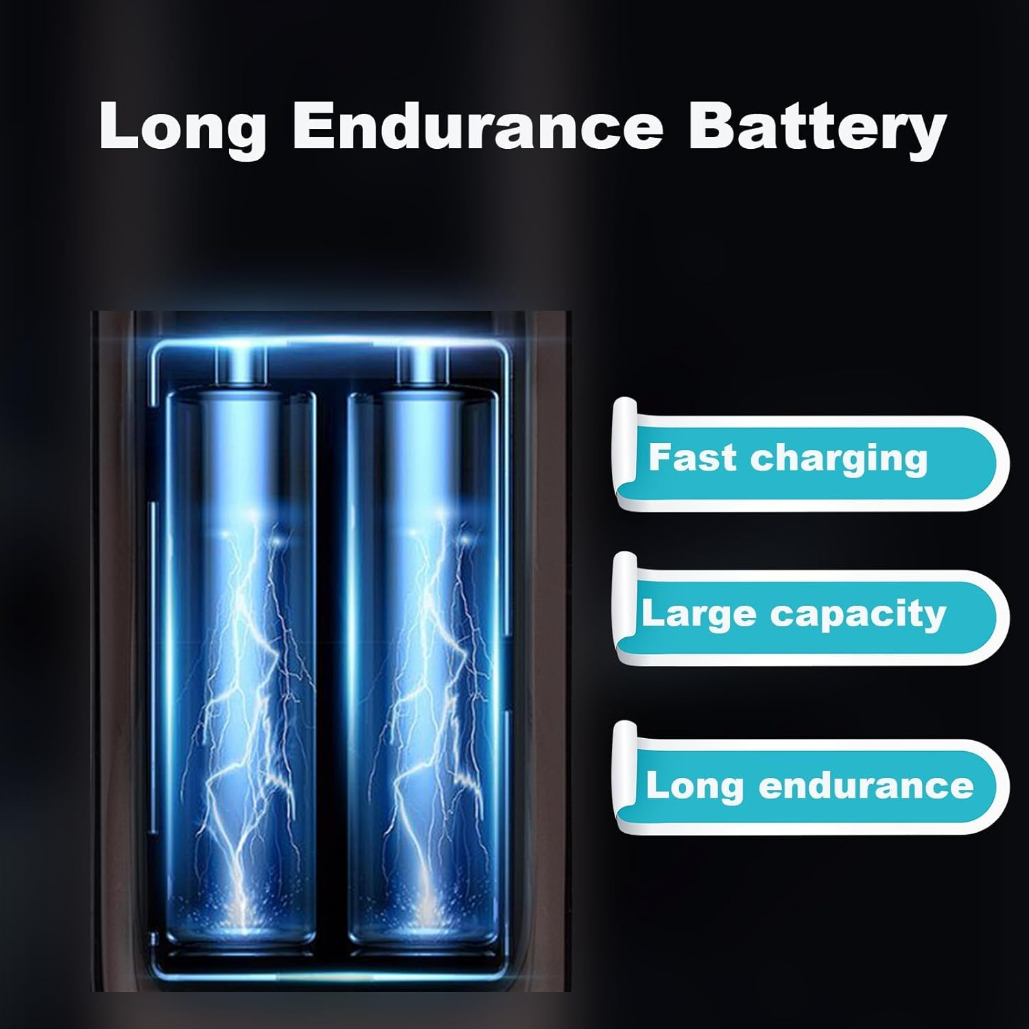 QUIXNOVA Electric Turbine Duster - 130000RPM Compressed Air Duster，8000 Mah Battery，3 Gear Adjustable Jet Dry Blower Can Reusable Can for Computer Keyboard,Outdoors,Car,Home image number 2