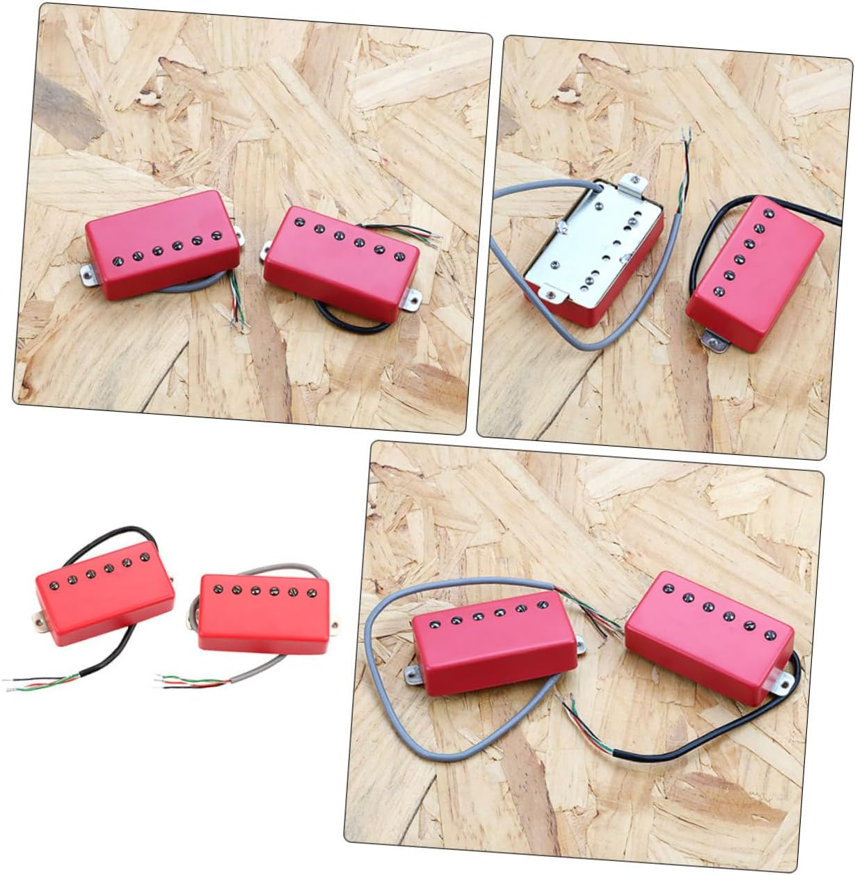 2Pcs Matte Guitar Dual Pickups Acoustic Guitar Pickups Unique Design for Replacement Compatible image number 6