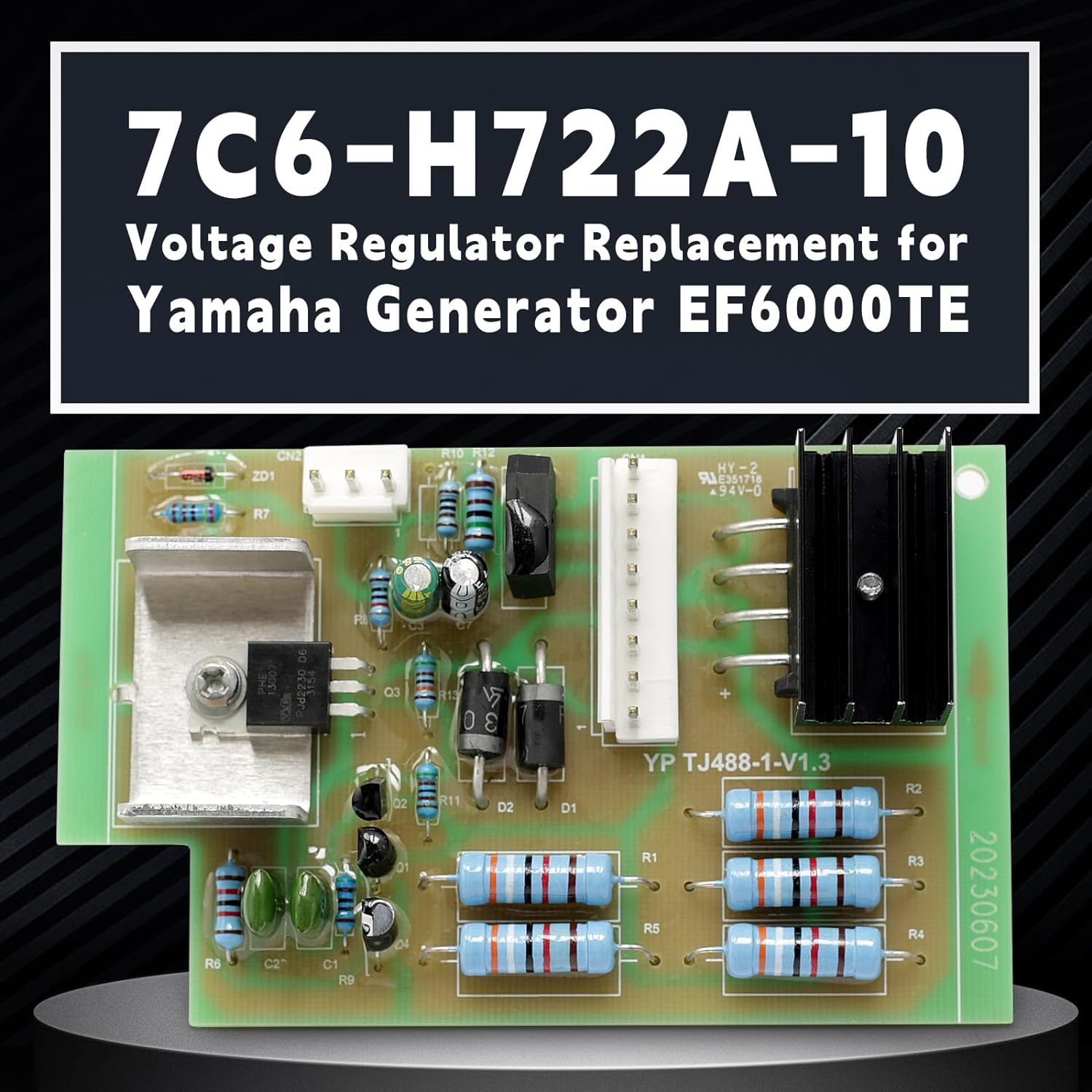 7C6-H722A-10 Voltage Regulator Replacement for Yamaha Generator