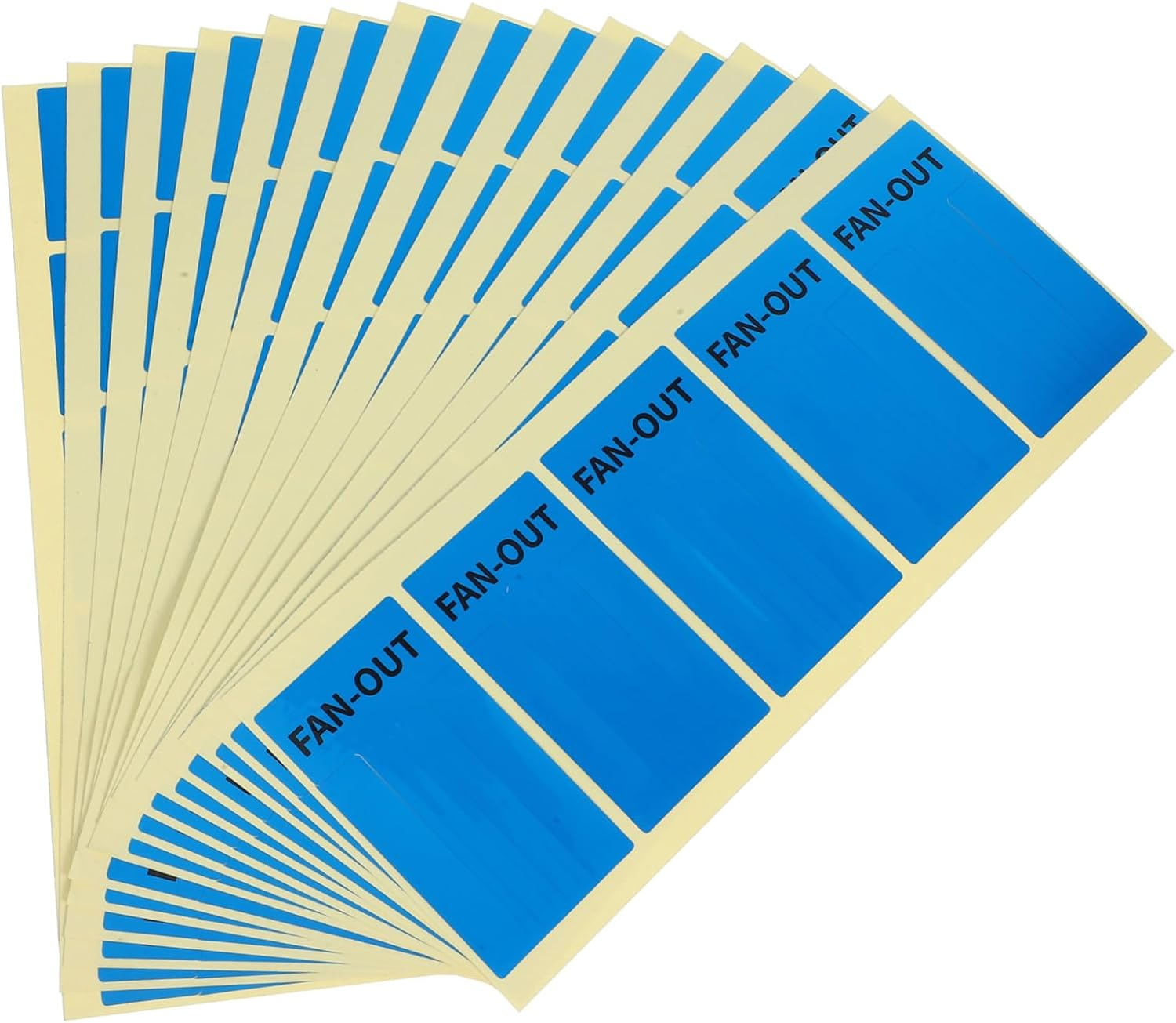 DECOMELODY 10Sheets Self-Adhesive Air Conditioner Streamers Airflow Decal Stickers for Ac Heat Exhaust Fans