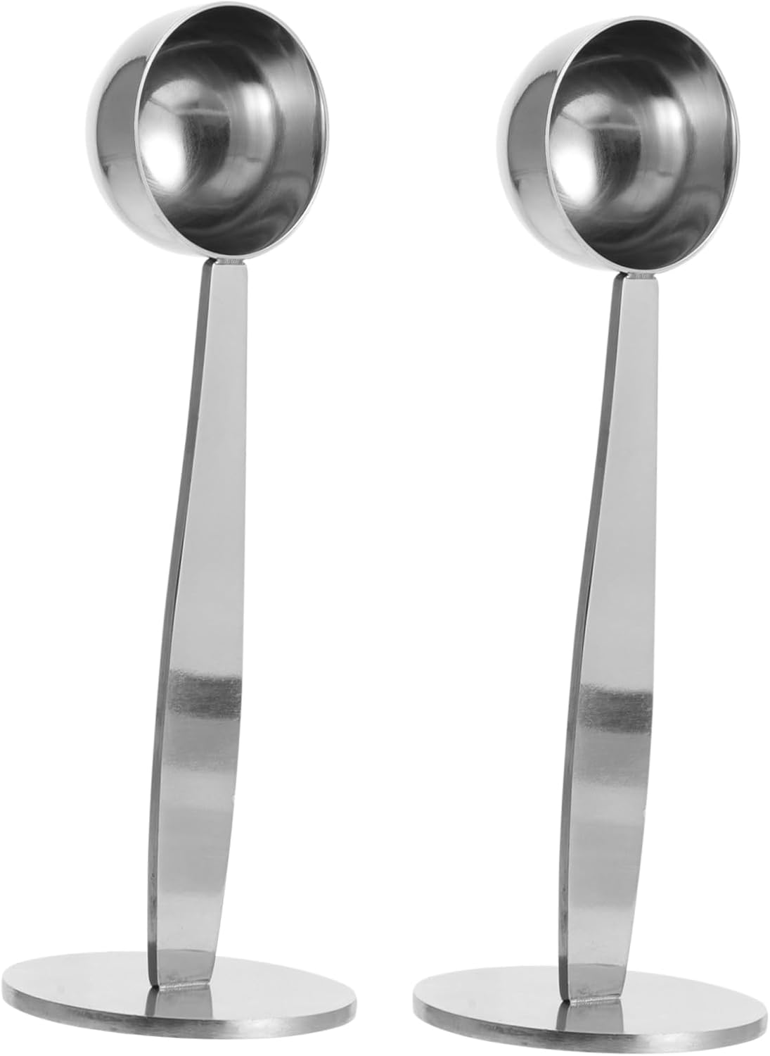 DONFAMDS 2Pcs Professional Espresso Coffee Press Accessories Tampers Bean Spoons Stainless Steel for Coffee Tea image number 2