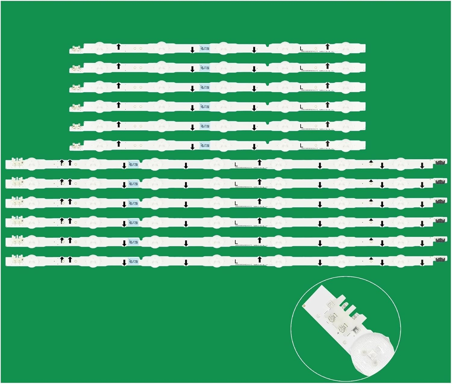 LED Backlight for UE50H5000 UE50H6200 UE50J5600 UE50J6200 UE50H6400 UE50J5500 BN96-30428A BN96-30427A 30425A 30426A image number 2