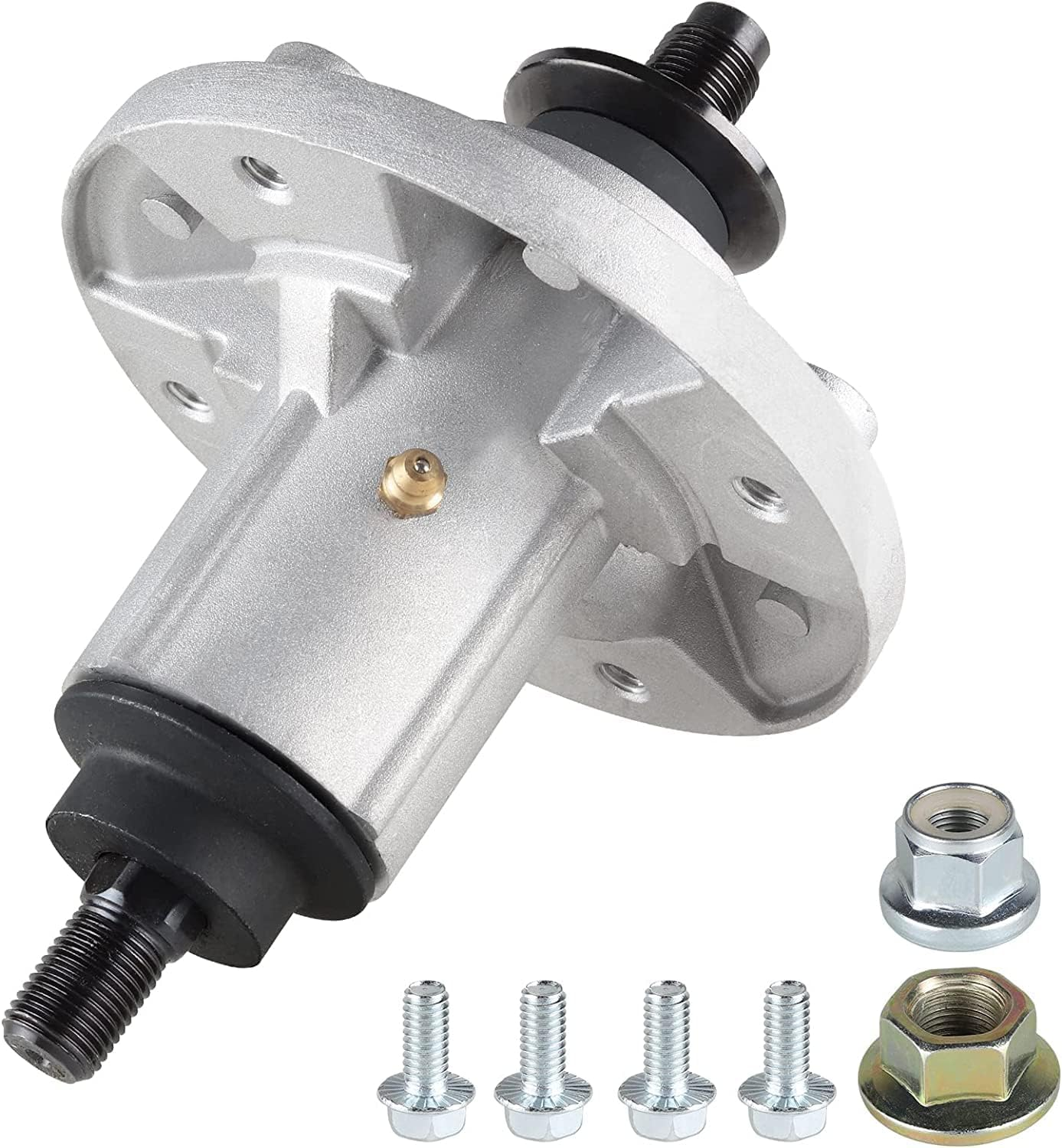 Replacement for GY21098 Spindle Assembly &ndash; Fits John Deere D100&ndash;D160, LA100&ndash;LA165, E100&ndash;E180, X100 Series &ndash; 7-Point Star Blade Mount &ndash; Replaces GY20454, GY20867, GY20962 image number 1