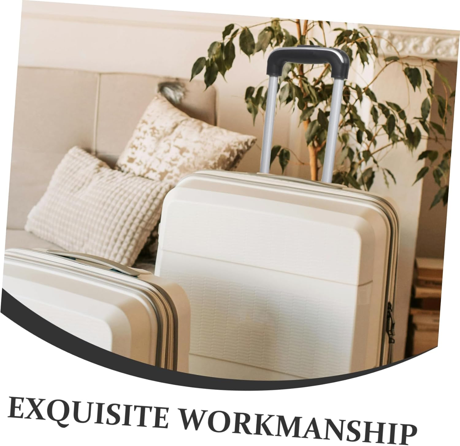 Uonlytech Luggage Telescopic Handle Replacement Portable Aluminum Grip for Traveling Suitcases Luggage Handle Extender image number 6