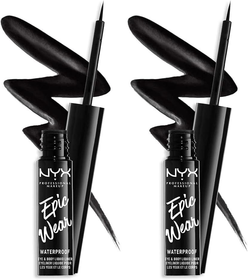 NYX Professional Makeup Epic Wear Semi - Permanent Liquid Liner Black 1 Count (Pack of 1)