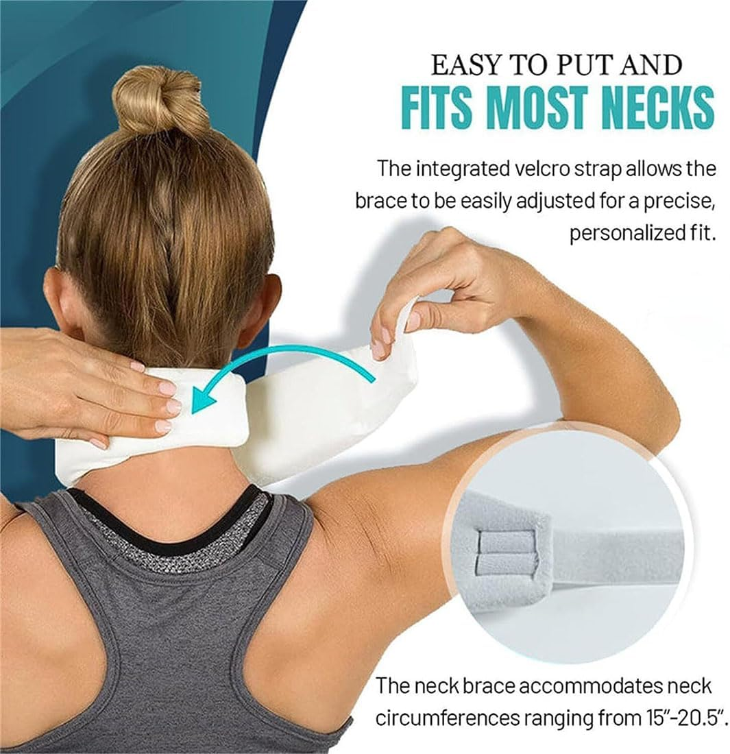 Painkil Neck Brace, Neck Brace for Sleeping, Neck Brace for Neck Pain and Support for Women, Soft Neck Brace Cervical Collar, Neck Traction Device (M-For Women,1Pcs) image number 3
