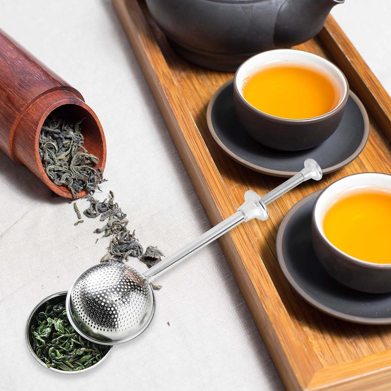 Good Grips Baker&rsquo;S Dusting Wand Flour and Spices for Sugar,2Pcs Powdered Sugar Shaker Duster Flour Dispenser Shaker,Stainless Steel Powdered Sugar Shaker Duster Flour Duster Spices Sugar Shaker Duster image number 5