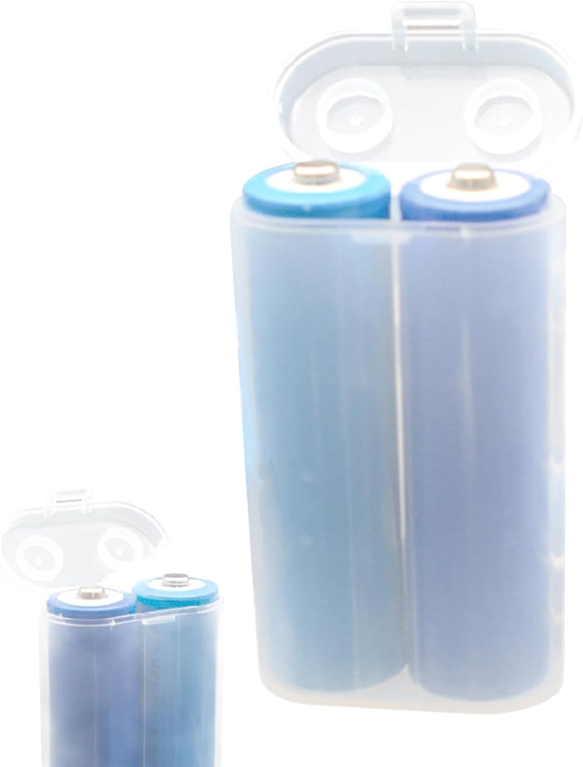 Battery Case - AAA Batteries Container | Storage Box | Hard Cases | Electronic Component Boxes | Portable Organizer Holder Box Holder with Lid for Easy Access image number 4