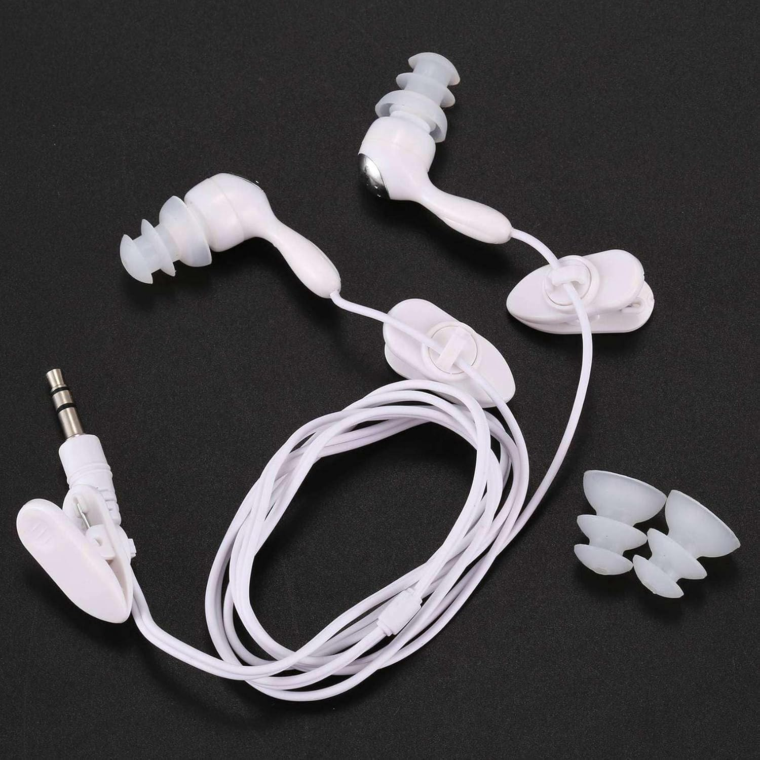Mellisso 10X Water Proof In-Ear Headphone Earphone for MP3 MP4 Underwater White image number 5