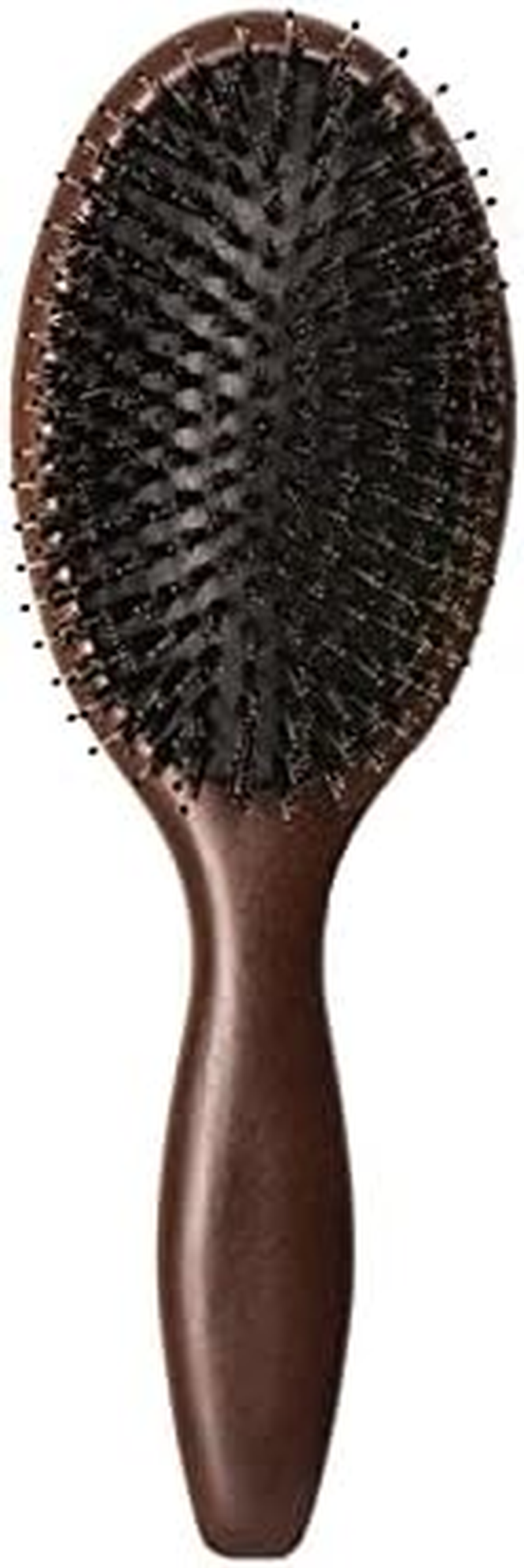 Wooden Handle Bristle Hairbrush, 1Pc Women Hair Combs Hair Care Scalp Massager Wooden Bristle Hair Brush,Wooden Paddle Detangling Brush for Women image number 1