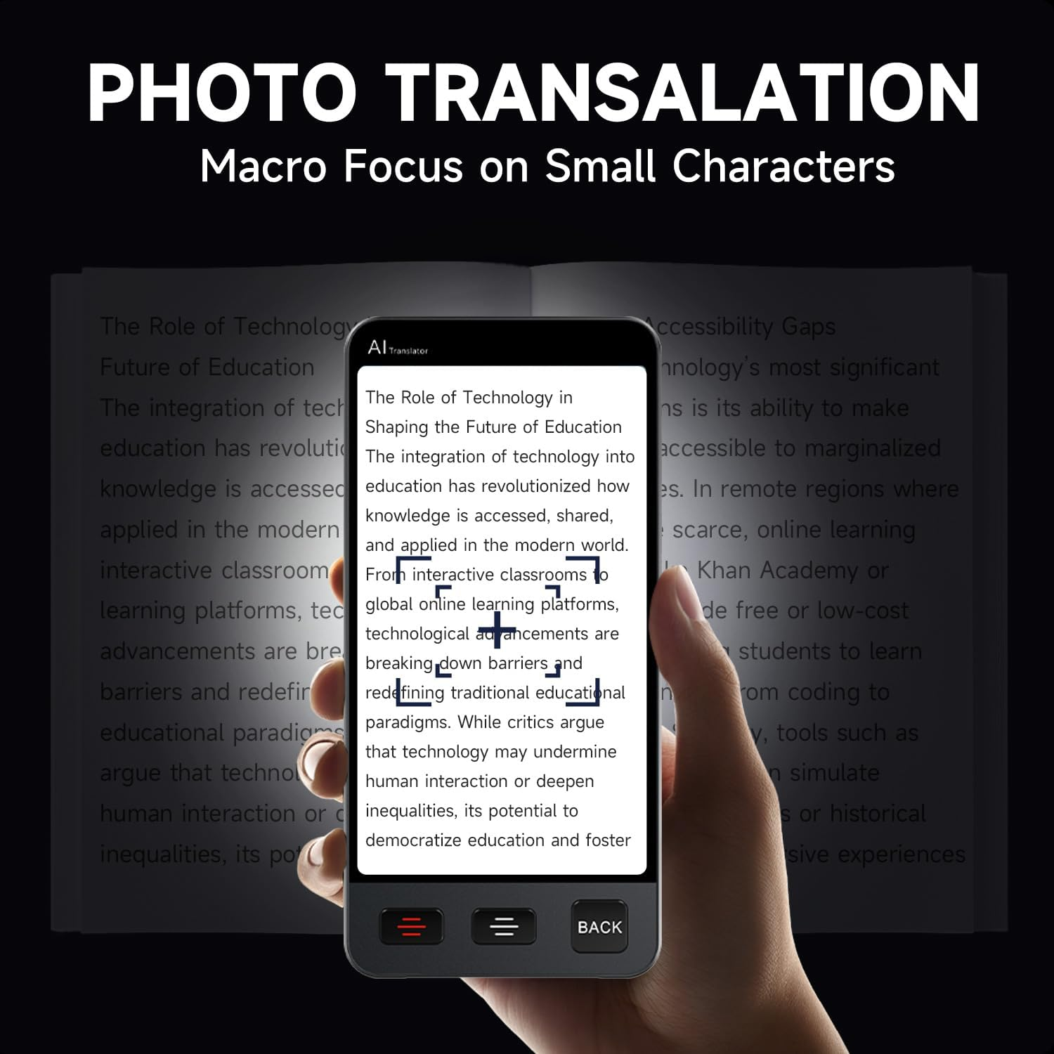 Office Language Translator Device, M80 Instant Translation with 142 Languages, Portable Online/Offline Two Way Real-Time Voice/Photo Translator for Business Learning Travel image number 5