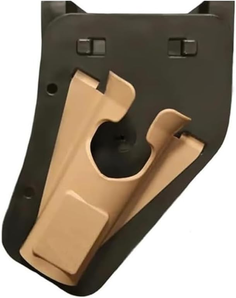 Slide-In Fishing Rod Hip Holster, Hands-Free Rod Holder for Fly & Bank Fishing, Quick Draw Waist Belt Inserte Pole Gear, Durable Adjustable Portable Fish Pole Holster with Stash Pocket (Black)